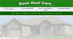 Desktop Screenshot of bonnroofcare.com